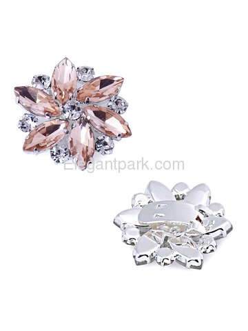 ElegantPark 2 Pairs Combination Women Wedding Accessories CQ+AJ Pink Shoes clips