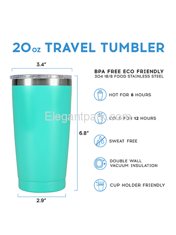 Friends old senile Tumbler with Lid and Vacuum Insulated Double Wall Travel Coffee Tumbler